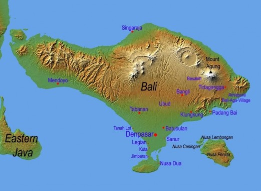 Mapas De Bali Mapa Tur Stico Y Por Regiones Descargable