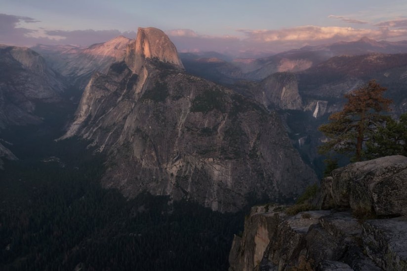 Glacier Sunset Yosemite National Park Estados Unidos