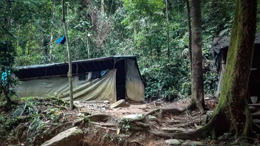 Bedroom cottage at Bukit Lawang Jungle Camp in Sumatra