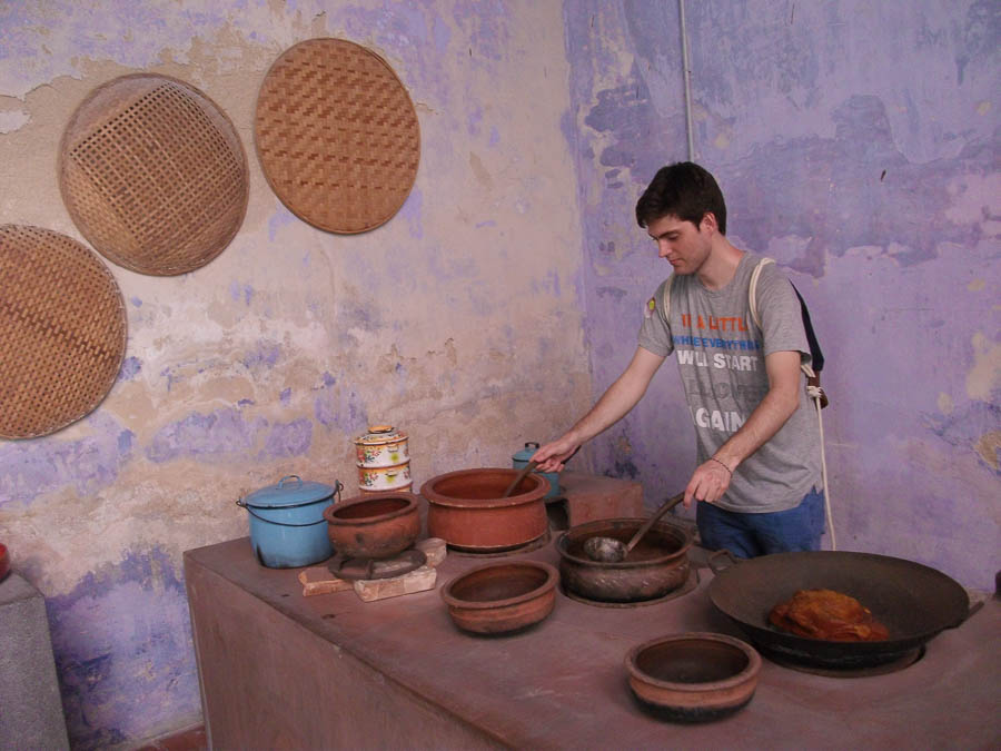 Exhibición de una cocina tradicional en el Khoo Kongsi. Cosas que ver en Georgetown en tres días. Cosas que ver en Georgetown en tres días.