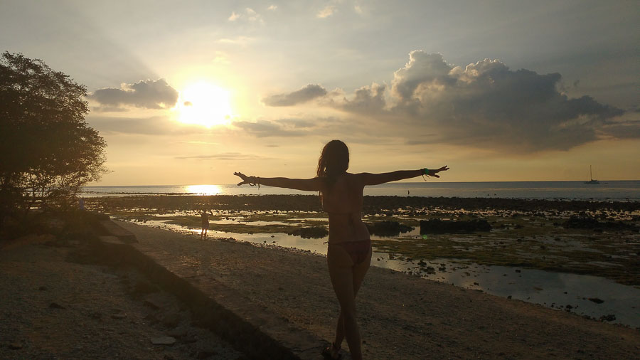 sunset at gili trawangan north part sunset at gili trawangan best places to go