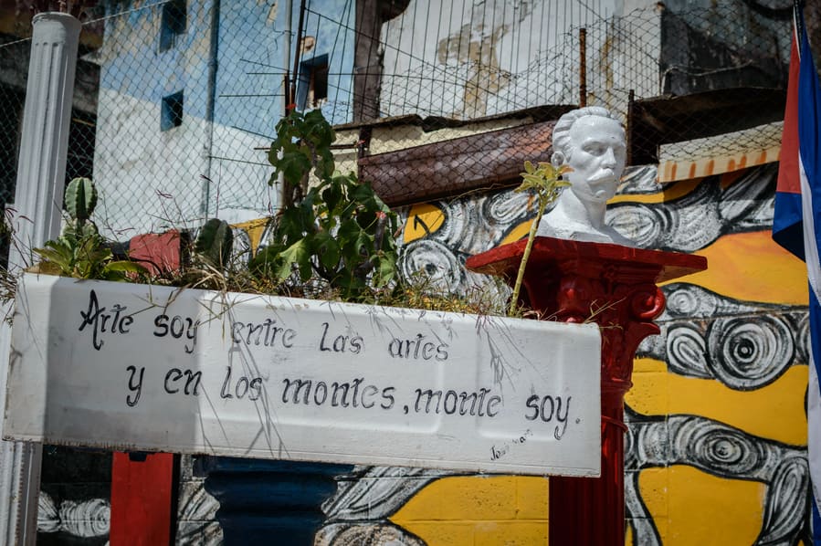 Street art at callejón de Hamel Havana Cuba. Things to do in Havana