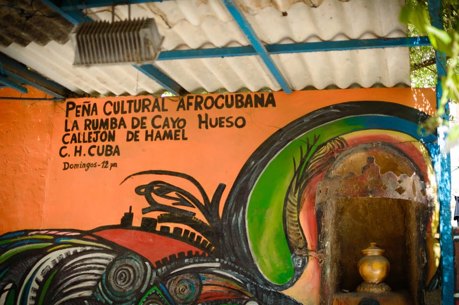 Callejón de Hamel Afro Cuban culture havana Cuba. Things to do in Havana