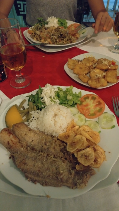Nuestra cena en Doña Nora Cienfuegos Cuba. Guía de viaje de Cienfuegos Cuba