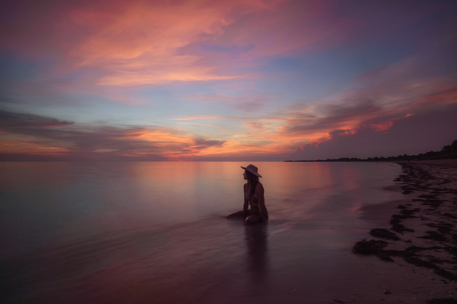 atardecer playa ancon trinidad cuba beach sunset