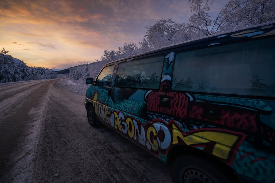 From Tromso to Lofoten Islands by Camper Van