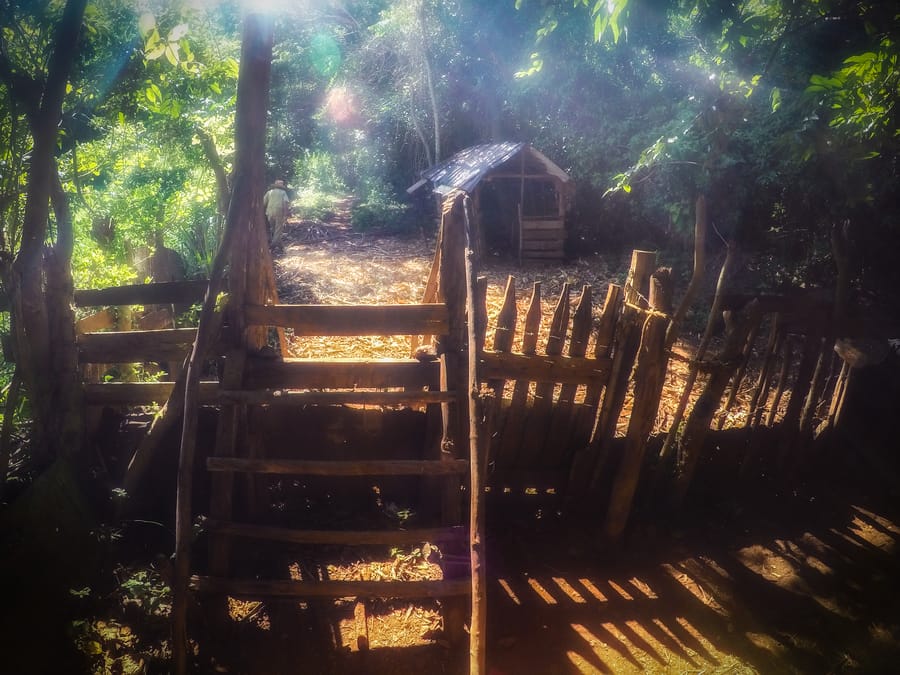 fence for animals in cuba viñales