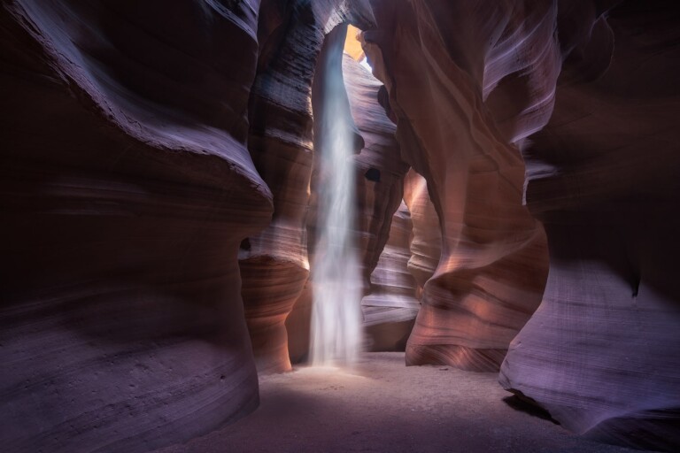 If you visit Antelope Canyon during winter, you will miss those bright