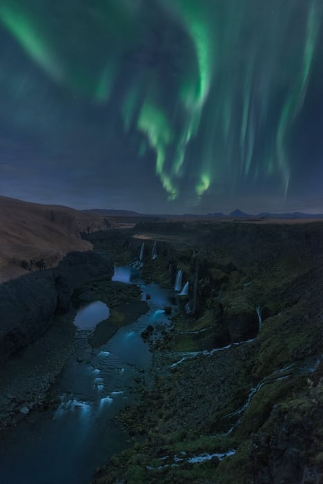 probabilidades de ver auroras boreales en islandia son muy altas