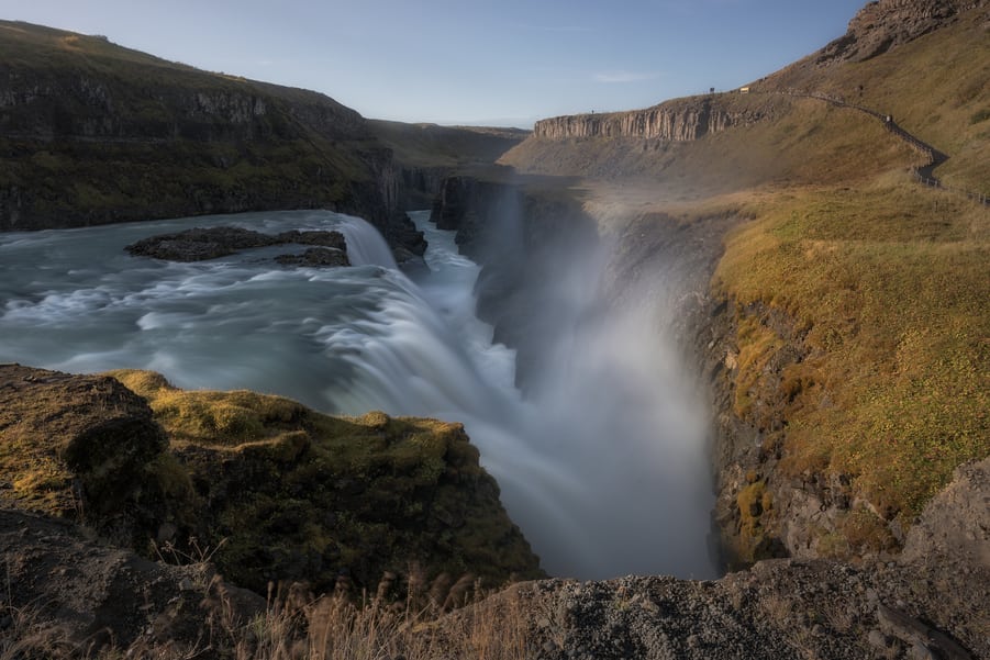 Gullfoss, awesome waterfalls in Iceland