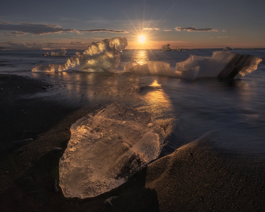 Photograph Diamond Beach in Iceland