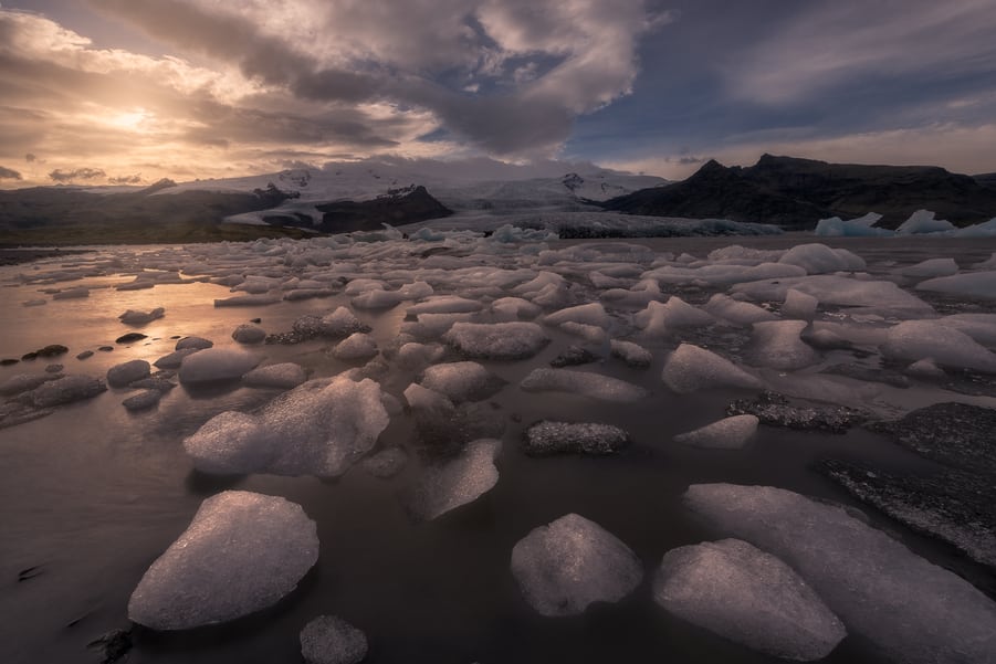 Jökulsárlón, laguna de hielo en Islandia tour fotográfico verano