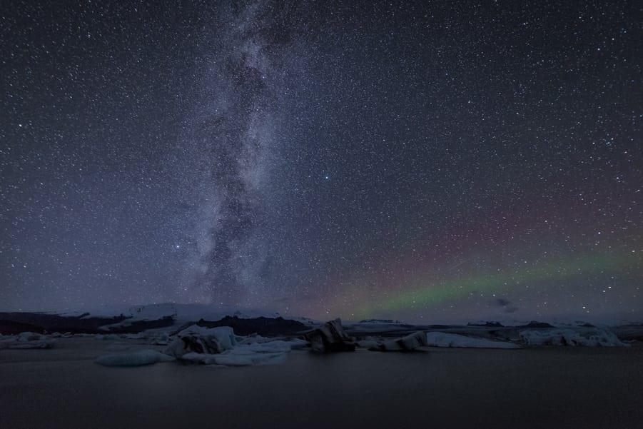 fotografiar auroras boreales en islandia viaje fotografico via lactea jokulsarlon