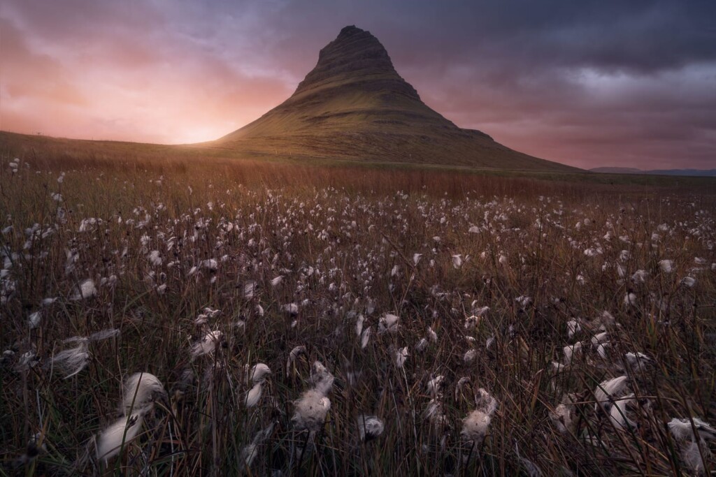Landscape shot using Matrix Metering Mode. Kirkjufell, Iceland