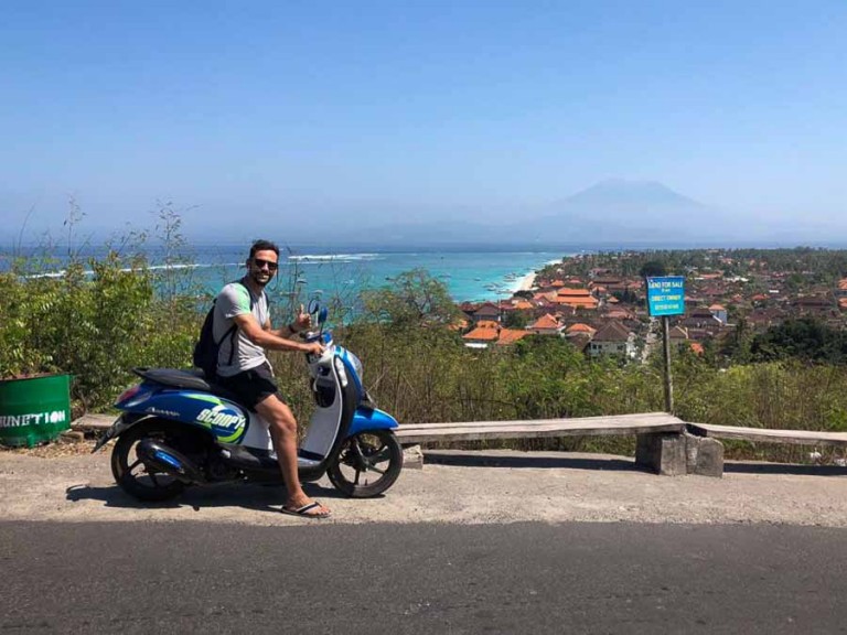 road trip bali scooter