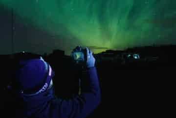 mejor camara y objetivo para fotografiar la aurora boreal