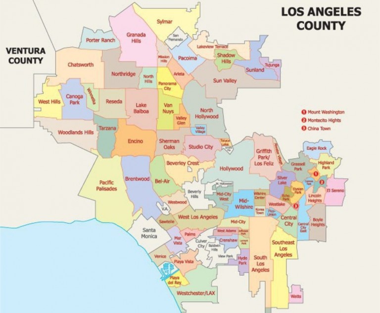 Mapas De Los Angeles Imprescindibles Para Tu Viaje Descargables