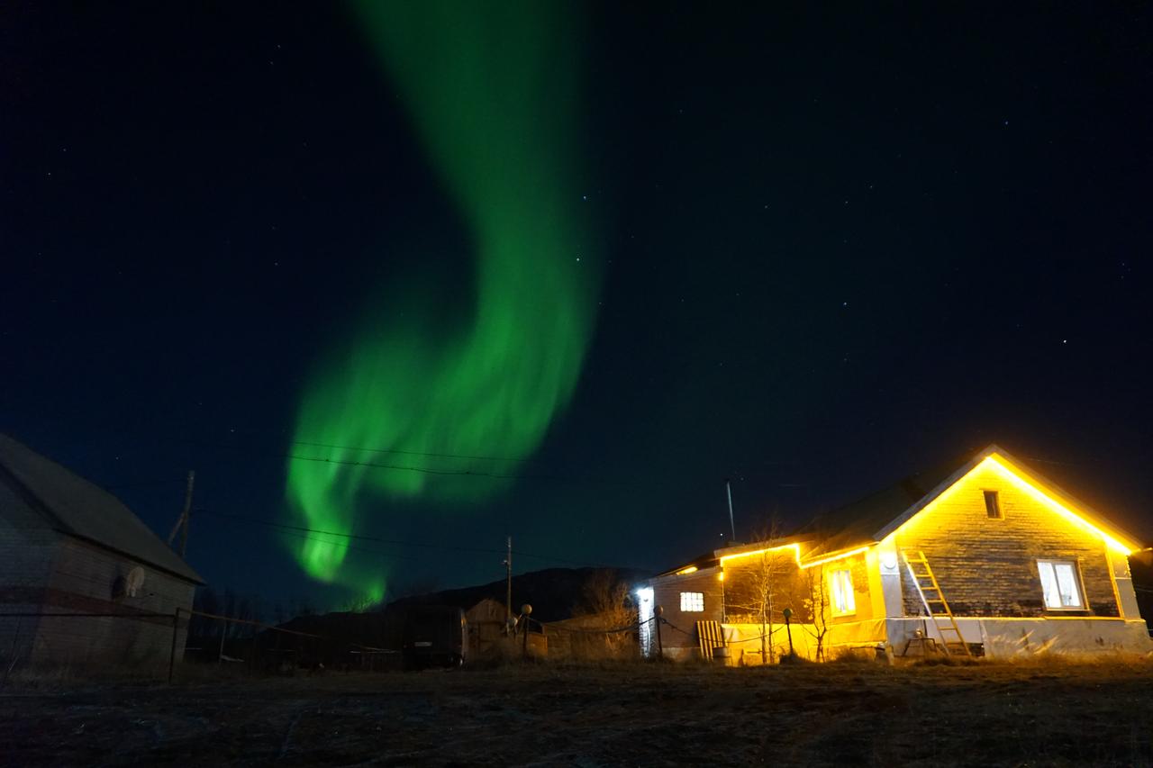 Sitio para ver auroras boreales en Rusia