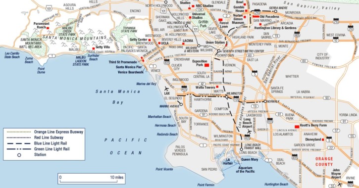 Mapas De Los Angeles Imprescindibles Para Tu Viaje Descargables