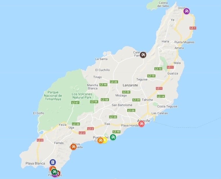 Lanzarote Maps - The tourist maps you need to plan your trip
