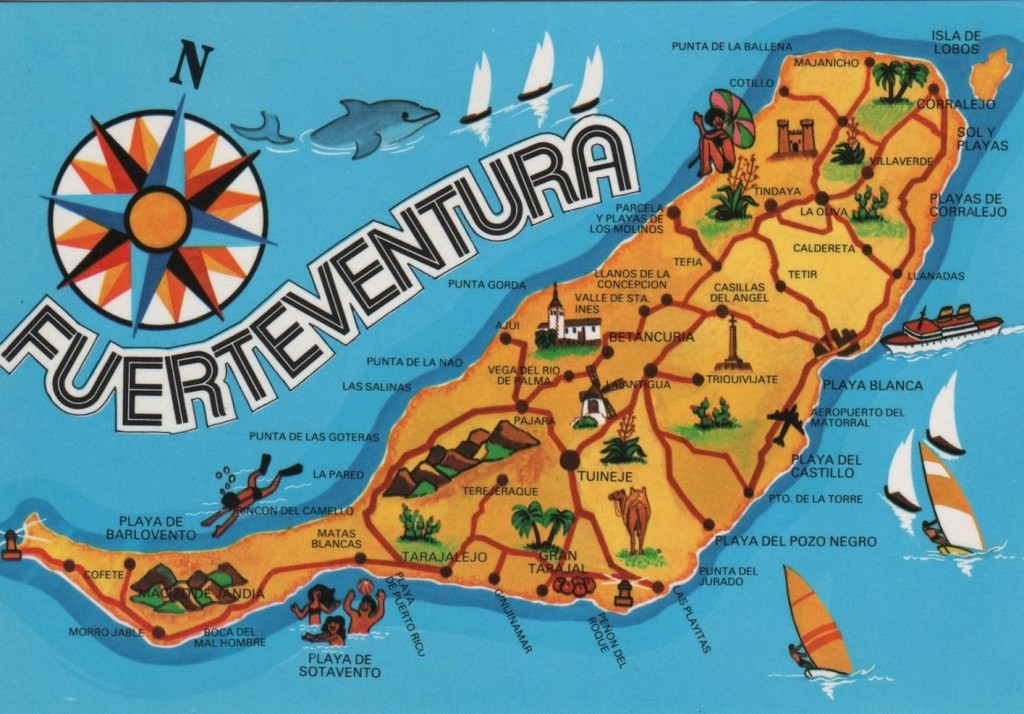 Mapas de Fuerteventura imprescindibles para tu viaje