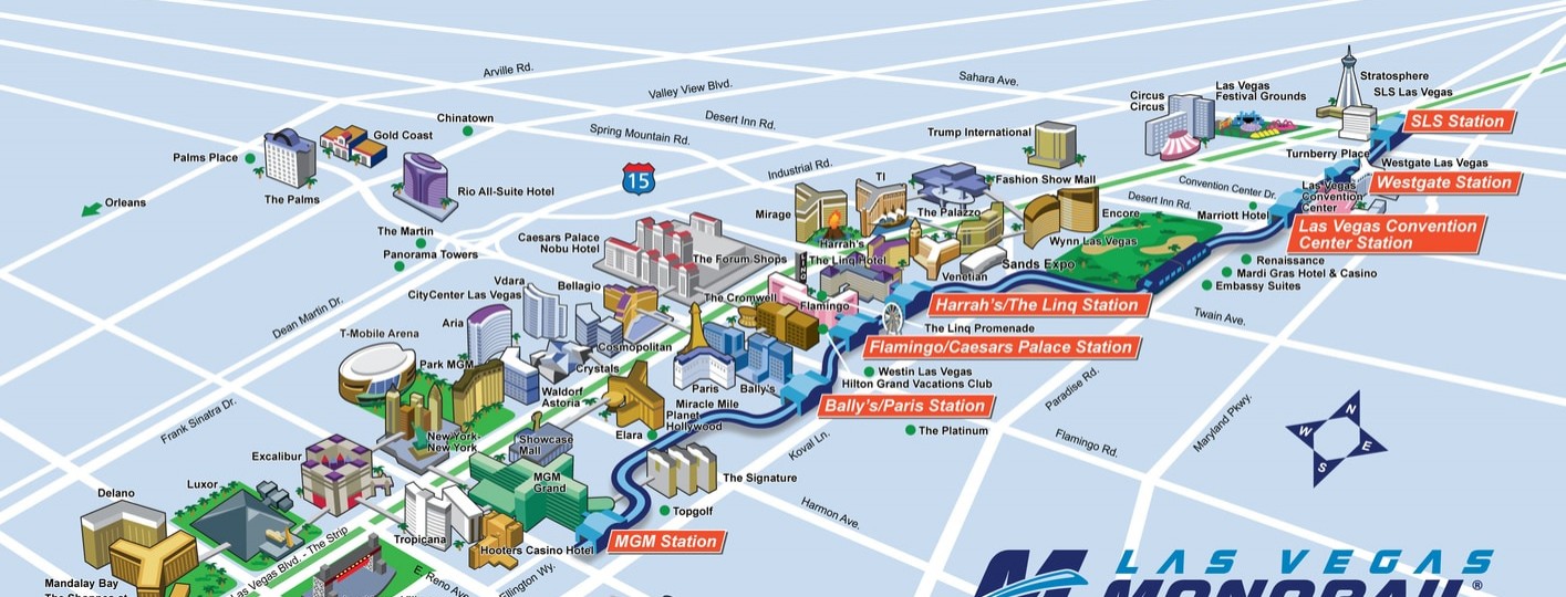  Map Of Las Vegas Las Vegas Maps   The tourist maps of LV to plan your trip