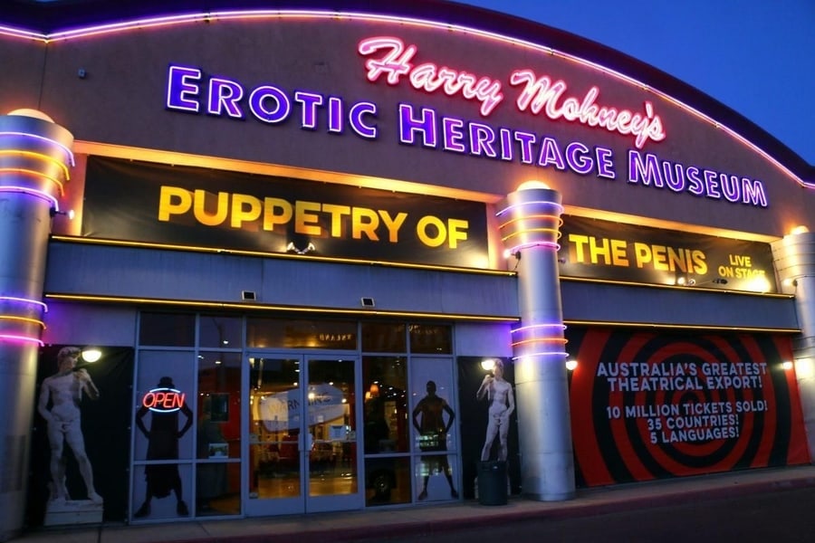 Erotic Heritage Museum, atracciones en las vegas para adultos