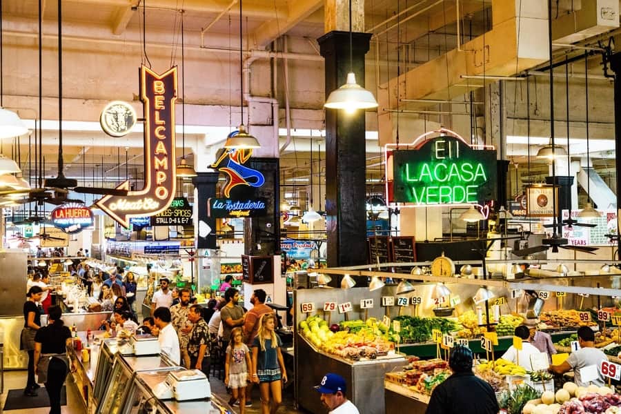 Grand Central Market, one of the oldest markets in California