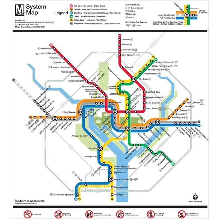 Washington D C Maps The Tourist Map Of D C To Plan Your Visit