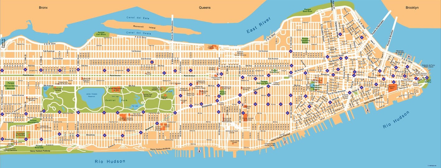 new york tourist map New York Maps The Tourist Maps Of Nyc To Plan Your Trip