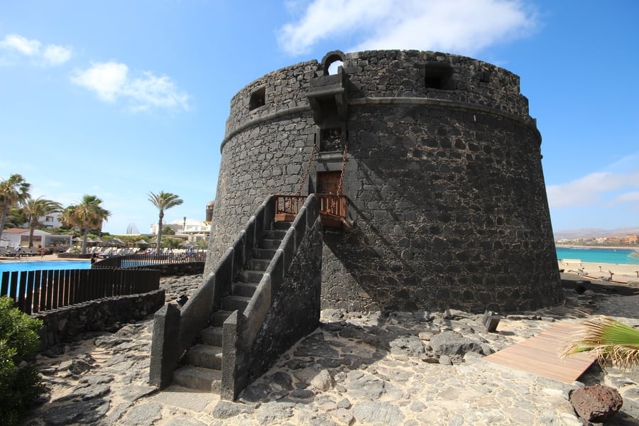 Fuste Castle in Caleta de Fuste, Fuerteventura, Canary Islands