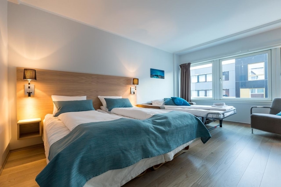 Enter City Hotel, staying in the center of Tromso, Norway