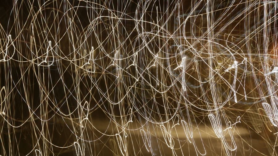 Light painting and long exposure photography technique