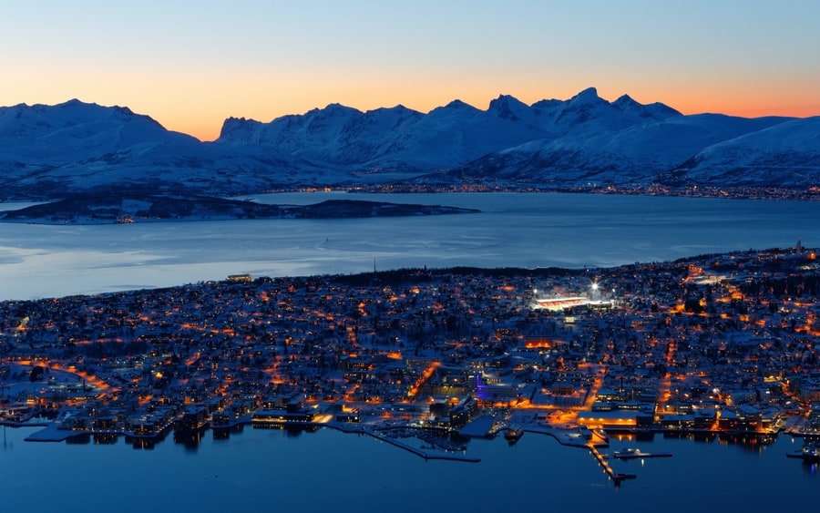 Fjellheisen Cable Car, a perfect Tromso activity to do at any time of year and see the city from a new perspective