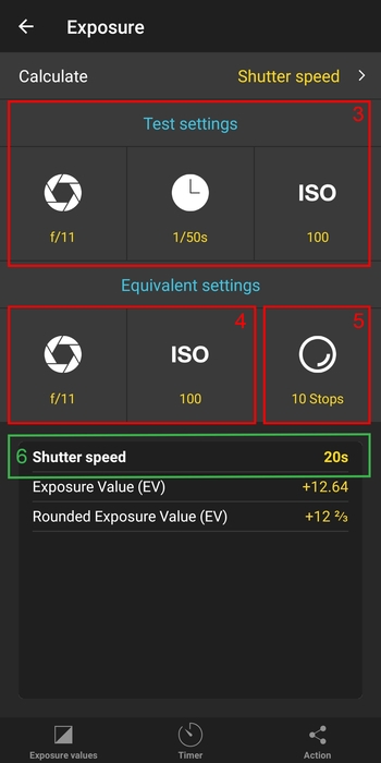 apps para calcular fotografía de larga exposición