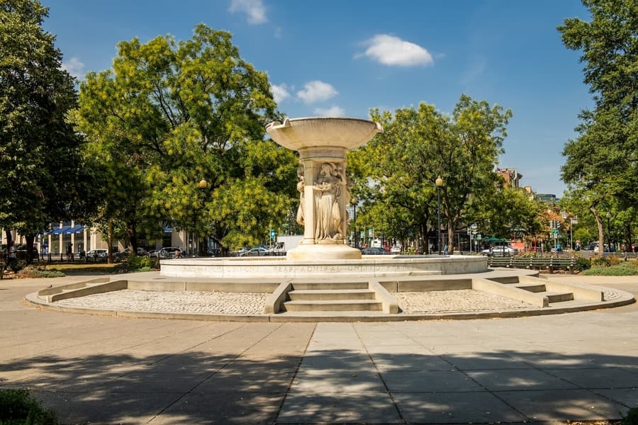 Dupont Circle, another good place to stay in Washington D.C. USA
