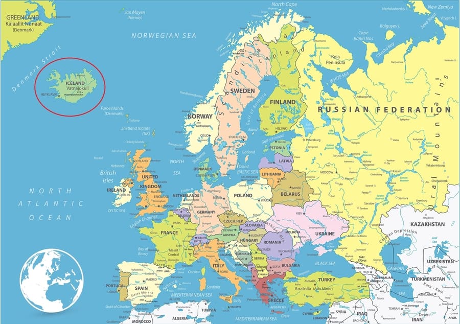 Map Of Iceland 15 Tourist Maps Of Iceland Europe