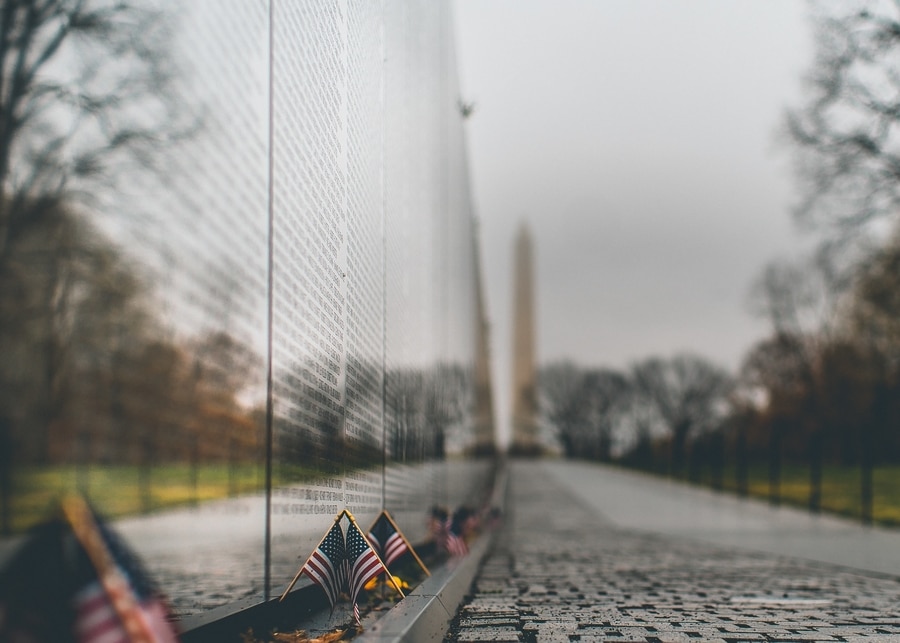 Memorial a los Veteranos de Vietnam, que ver en Washington D.C.