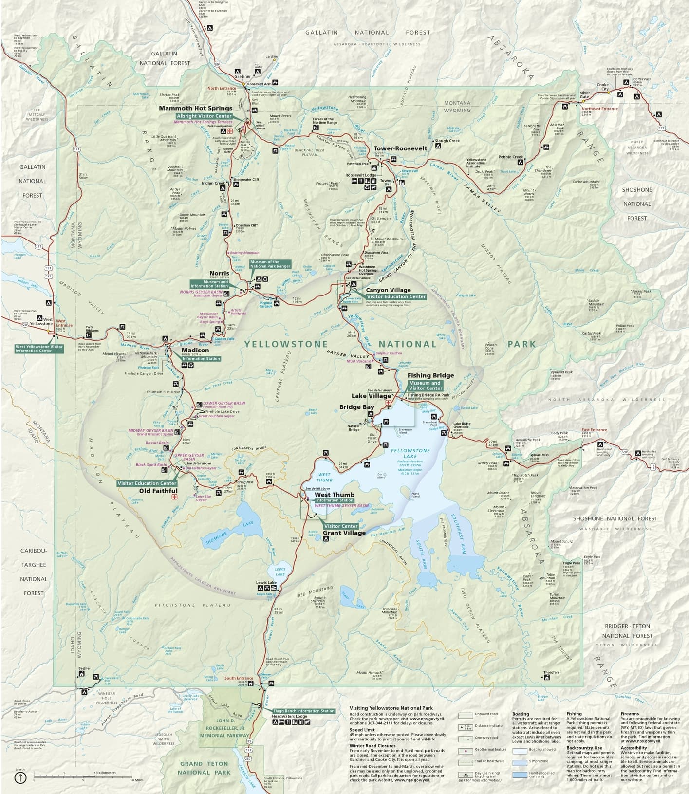 plan visit to yellowstone national park