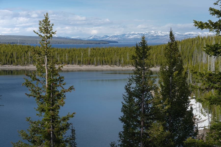 Lago Yellowstone, otro lugar que visitar en Yellowstone que recomiendo