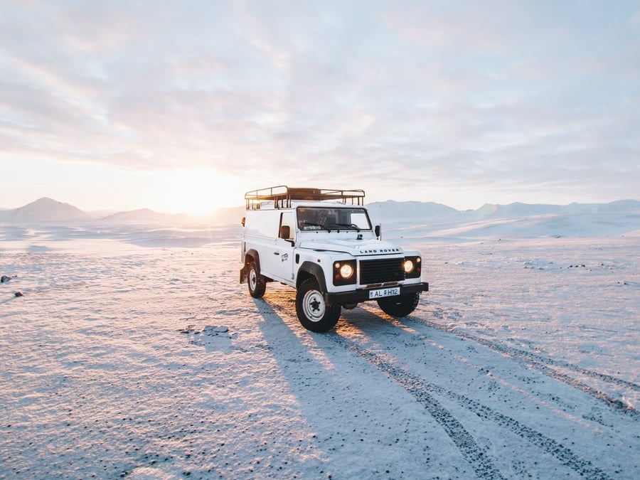 Es peligroso conducir en Islandia en invierno