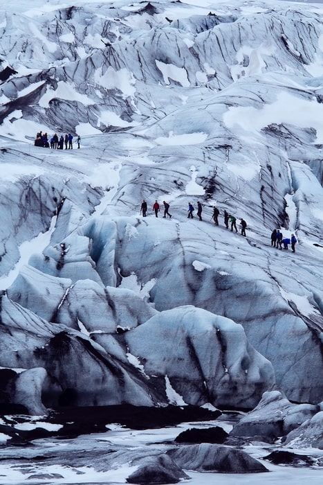 South coast & glacier hike, Reykjavik day trips