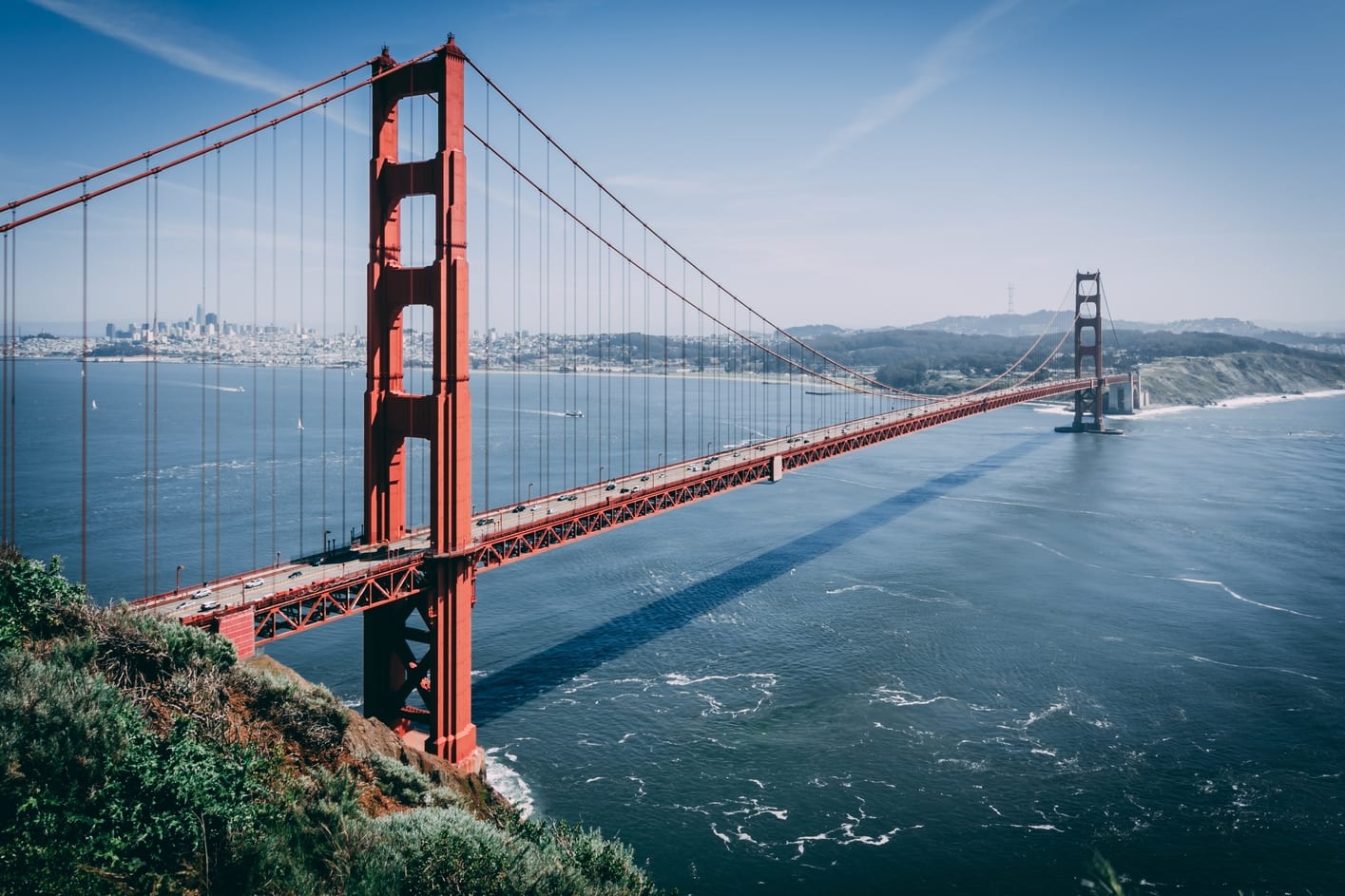 Golden Gate, the most famous bridge to visit in San Francisco