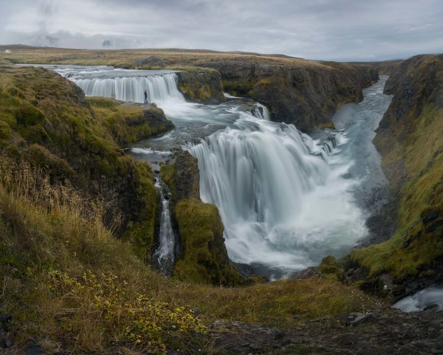 Reykjafoss, non-touristy waterfalls of Iceland