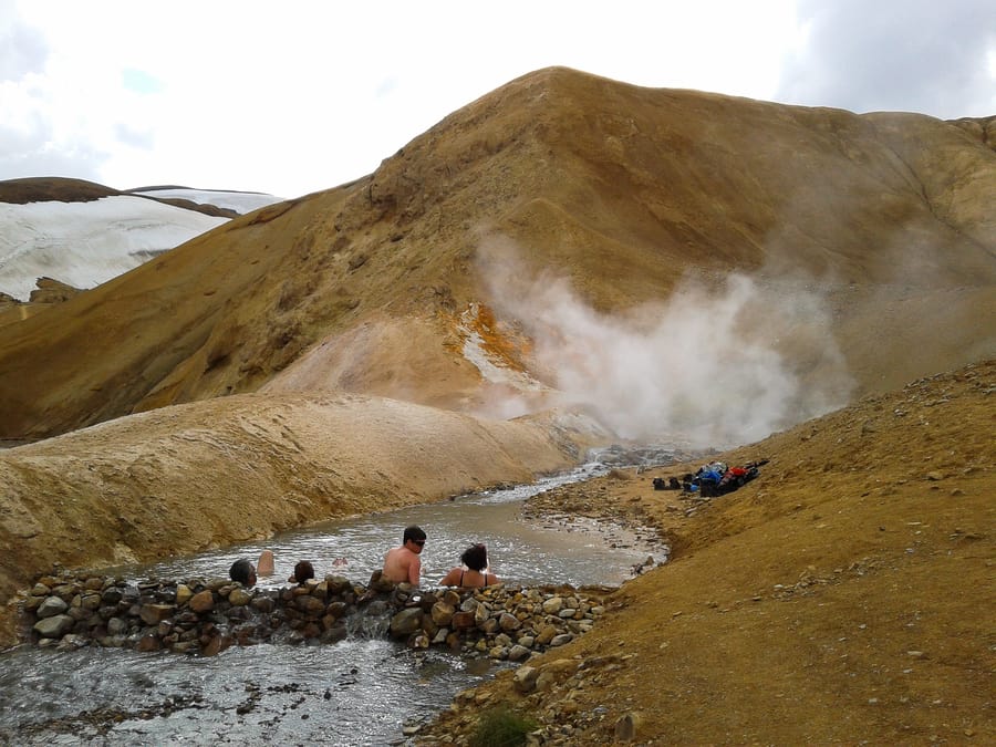 Kerlingarfjöll, hot springs en Islandia