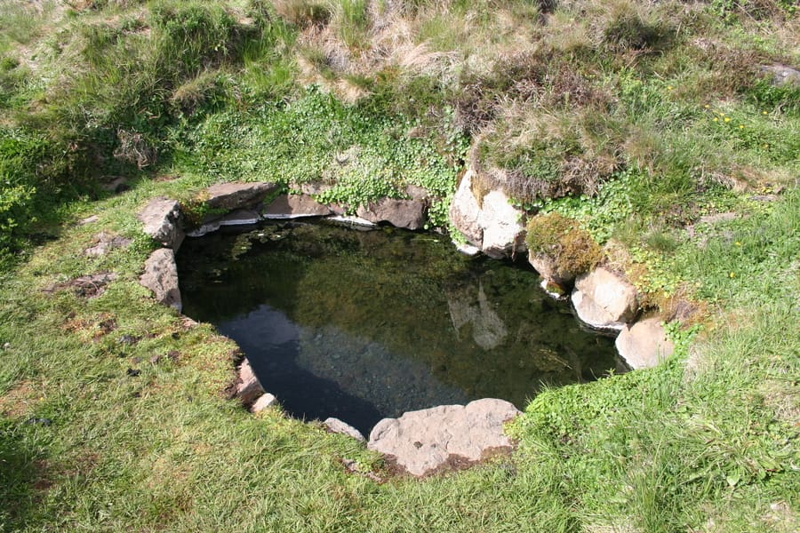 Krosslaug, piscinas termales naturales de Islandia