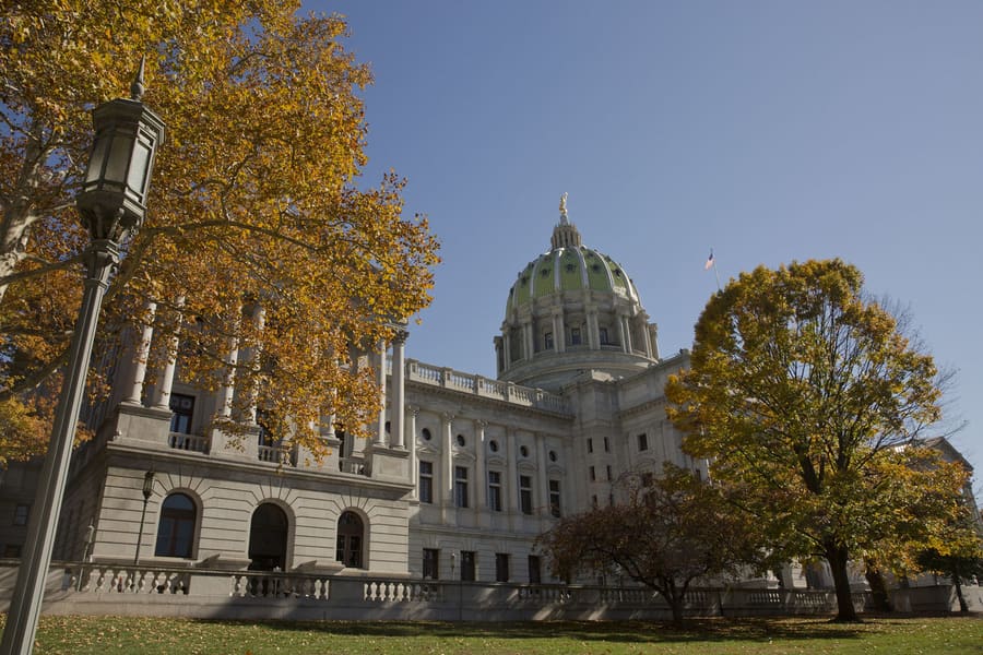 Pennsylvania State Capitol en Harrisburg, Pensilvania, EE.UU.