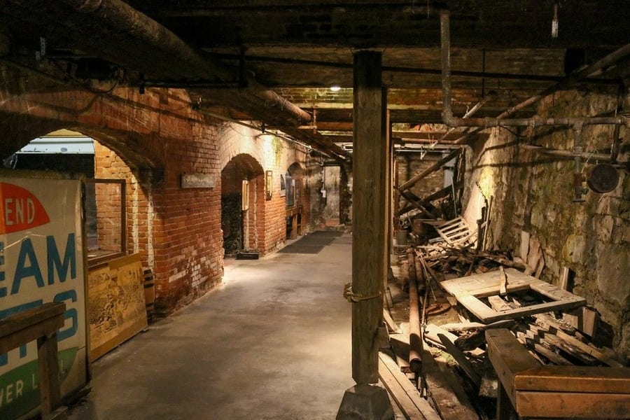 Underground city in Seattle