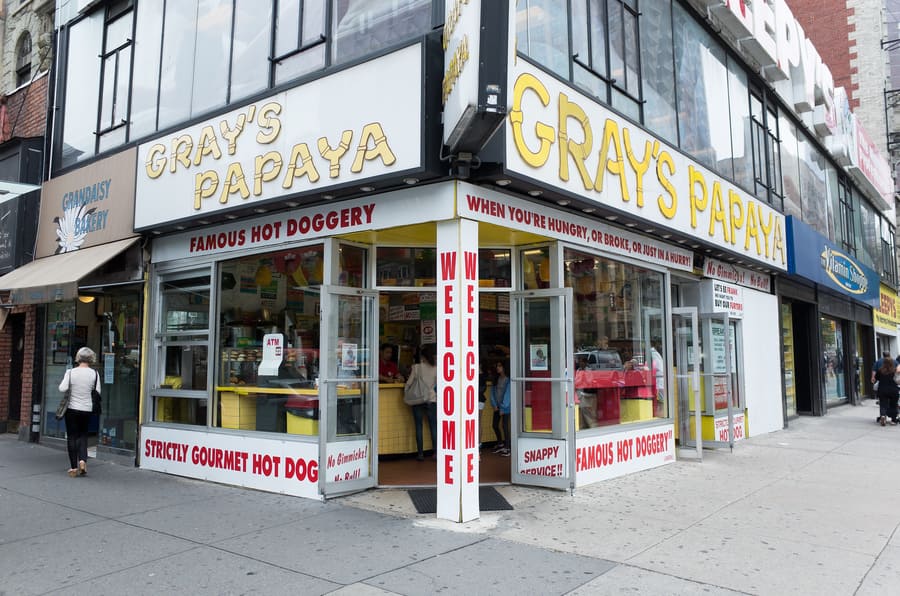 Hot Dogs, famous foods in new york
