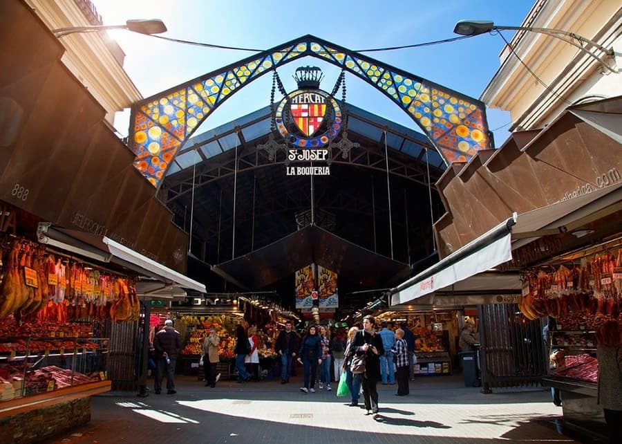 La Boquería Market, things to do Barcelona Spain